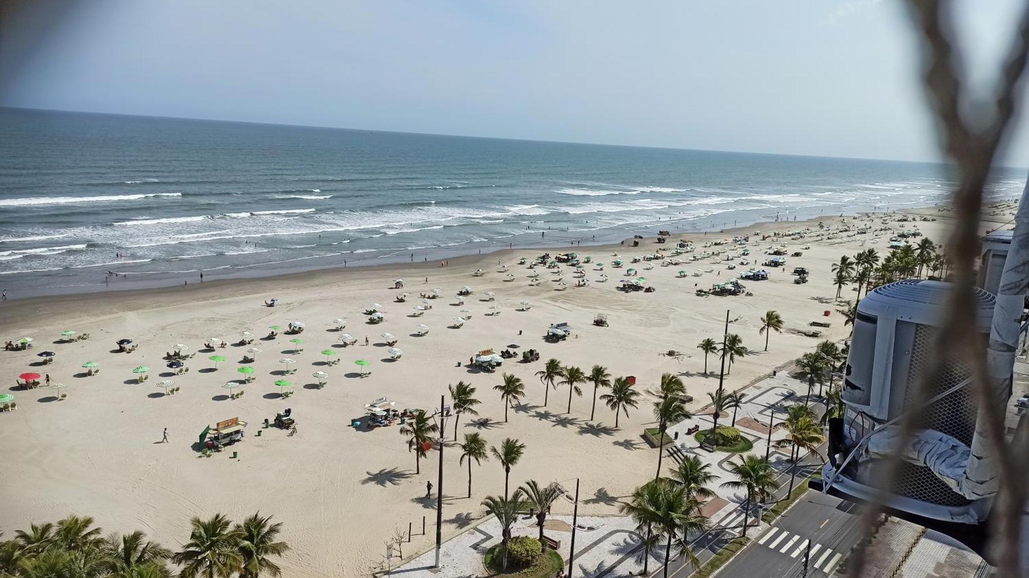 Apartamento De Frente E Com Vista Para O Mar Praia Grande  Eksteriør bilde